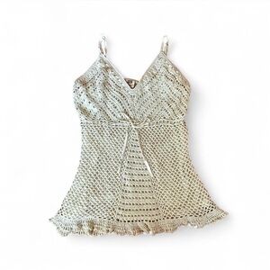 Y2K Crochet Fairy Top
